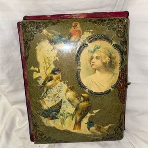 Vintage Bird-Themed Decorative Album